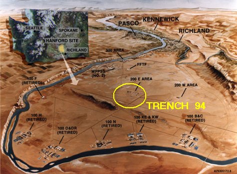 Hanford Reservation Site Map